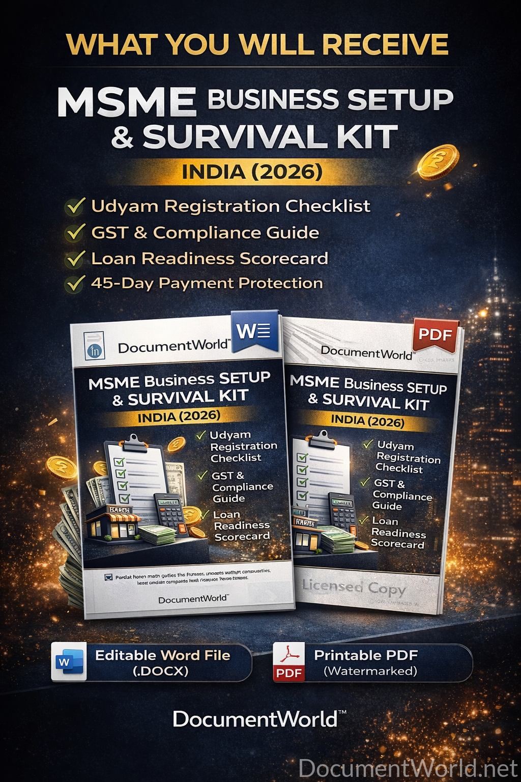 MSME Business Setup Survival Kit India 2026 Udyam Registration GST Compliance Toolkit
