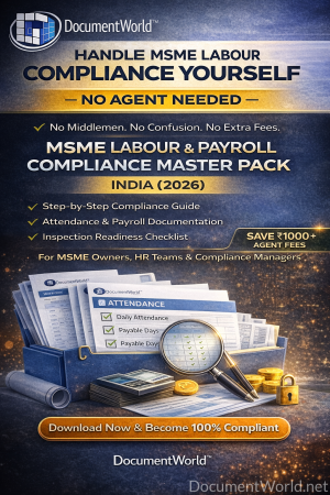 MSME Business Setup & Survival Kit – India (2026) | Udyam Registration, GST & Compliance Toolkit