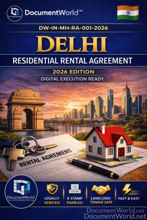 Delhi rental agreement template 2026 editable house rent agreement format New Delhi NCR Word download India